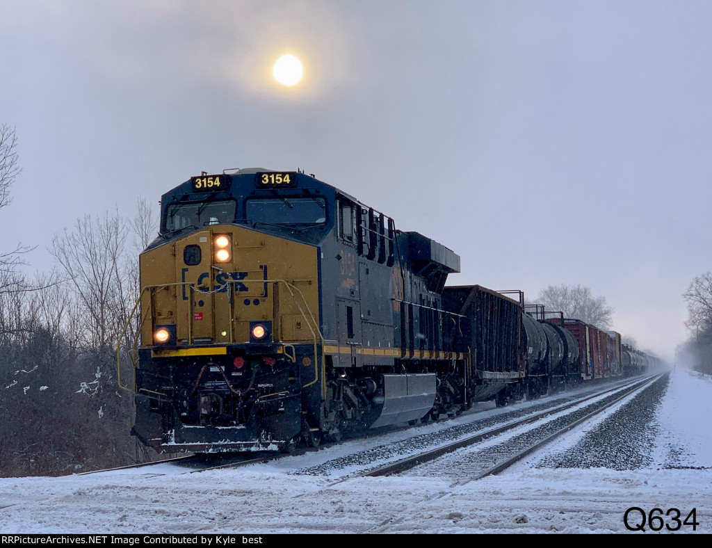 CSX 3154 on Q634